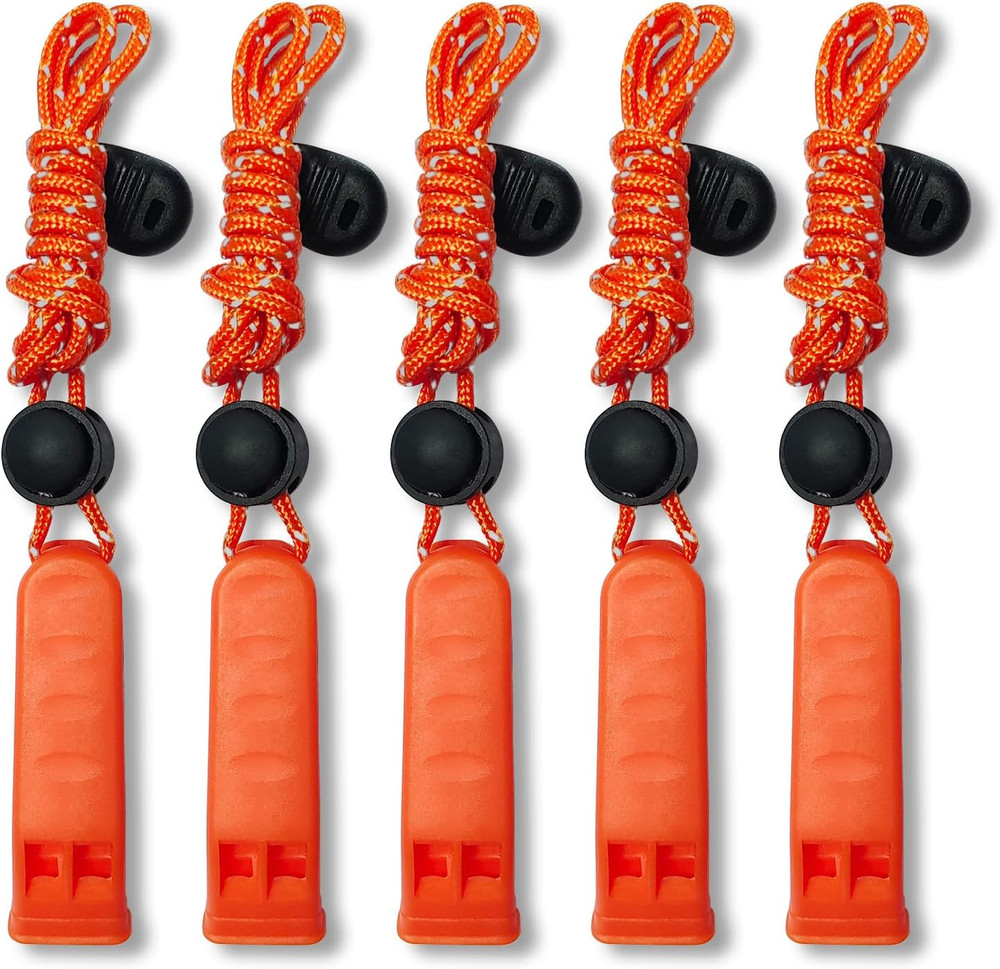 Emergency Whistle, 120Db Safety Whistle Survival Shrill Loud for Camping Hiking