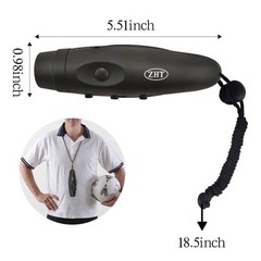 Electronic Whistles for Referees with USB Charging, 3 Tone High Volume Emerge…