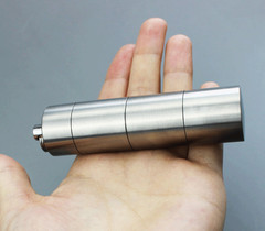 Titanium 3 Groups Storage Case Capsule Seal Container Keychain Outdoor EDC Tool