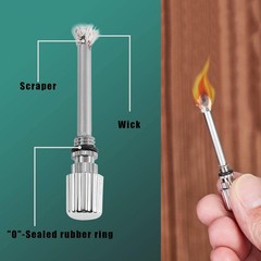 YUSUD Permanent Match Accessories, Never Ending Matchstick Parts, Forever…