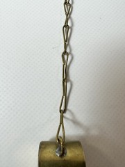 Vintage Brass Pea Pipe P.J Police Retro Pipe Whistle Decorative M 55