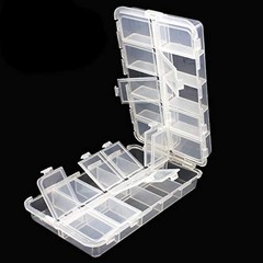 OriGlam Premium 20 16.5 x 10 x 4 cm (6.5 x 3.94 x 1.57 inches), Transparent