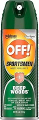 Off! Sportsman Insect Mosquito Repellent Spray Deep Woods Prevents Dengue 6oz