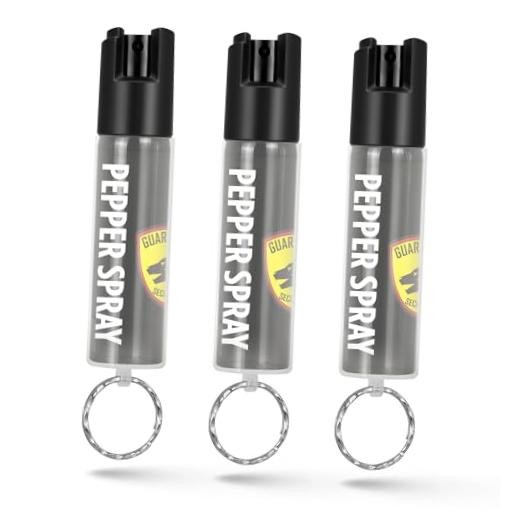 Police Edition Pepper Spray Keychain Self Defense Maximum Strength, 16 3-Pack
