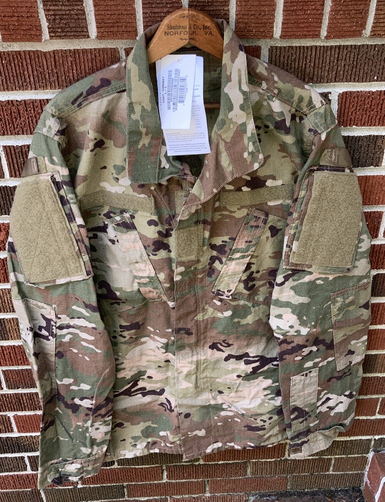 NWT PERIMETER INSECT GUARD CAMOFLAUGE MILITARY COMBAT COAT LARGE LONG