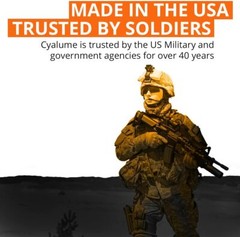 Orange Cyalume ULRTA HI Standard Issue for U.S. Military Personnel EX 7/2022