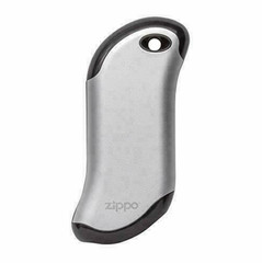 Zippo Rechargeable Hand Warmer and Power Bank, Silver/Chrome