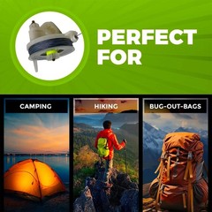 4x Camping Trip Wire Alarm Device Boundary Trip Alarm W/ Trip Wire Safety Tool