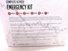 Practical Survival 10 Piece Emergency Kit – Tent, Sleeping Bag, Cold/Warm Poncho