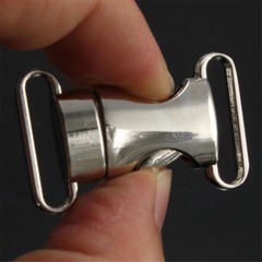Metal Quick Release Buckle Fashion Curved Top for Survival Paracord Bracelet