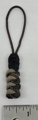 Paracord ~ Digi-Wood/Tan ~ Zipper Pull/Knife Lanyard/Key Fob/Tool Keeper ~ 10