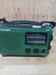 Green Kaito KA500 Voyager Solar Crank Battery Survival Radio AM FM Shortwave