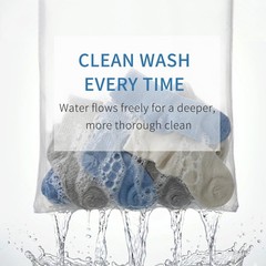 Muchfun 3Pcs Durable Fine Mesh Laundry Bags 1Large, 1Medium, 1Small, White