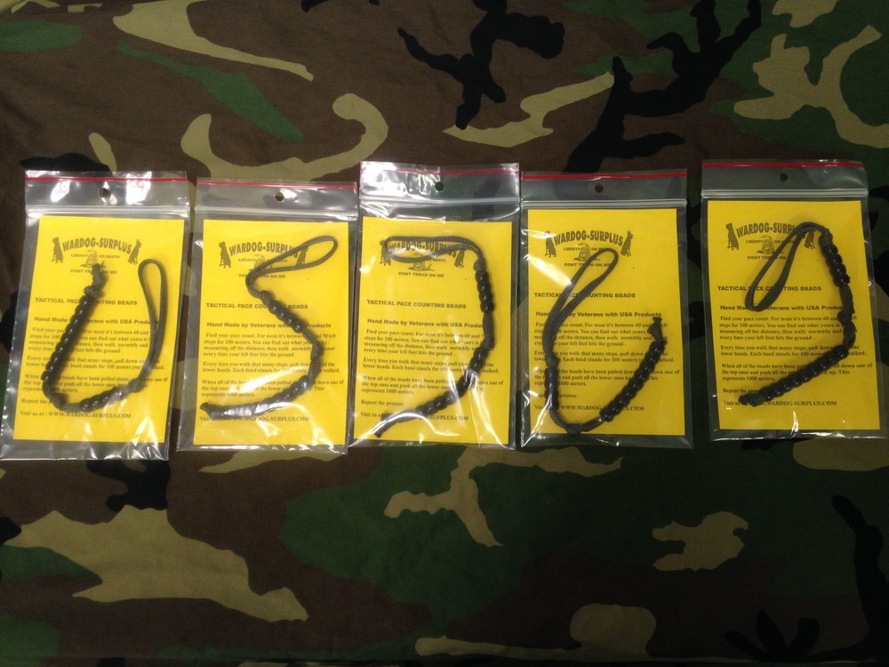Lot of 5 Tactical Pace Counter Beads for Land Nav Ranger SURPLUS DEALER LOT USA