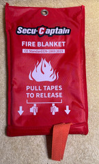Secu-Captain FIRE Blanket – CE Standard EN: 1869-2019 – New / Unused