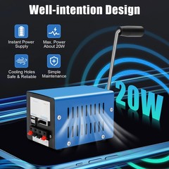High Reliability Easy to Carry 20W USB Interface Charger Manual Power Supply