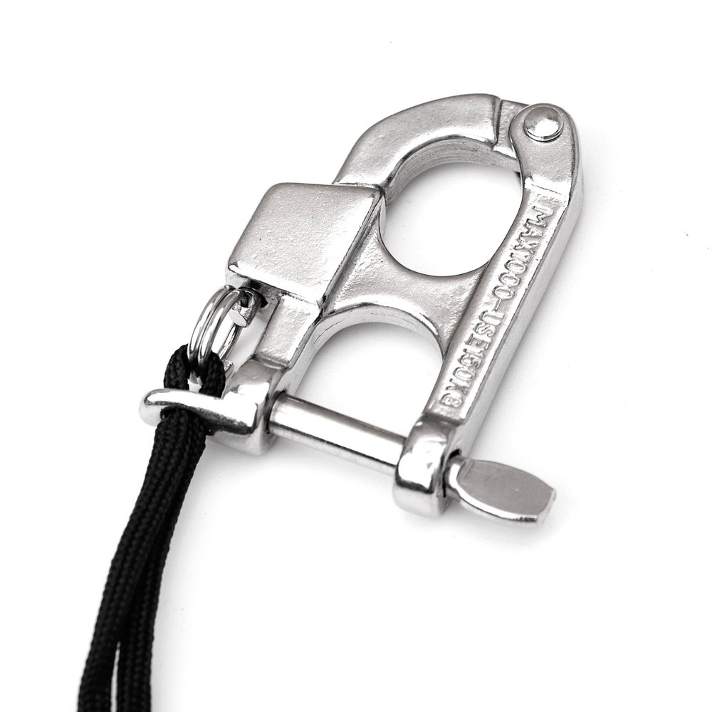YUSOVE Quick Release Snap Shackle Boat Marine 316 Stainless Steel Eye Snap Sh…