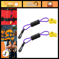 Safety Whistle with Lanyard – Floatable Marine Whistle for Camping, Hiking, Fish