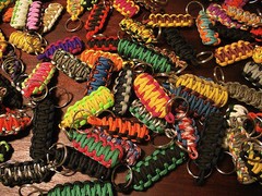 Paracord / Survival King Cobra Key Chain Lot of 5