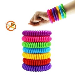 24 Pack Natural Citronella Silicone Wristbands for Outdoor Camping Traveling