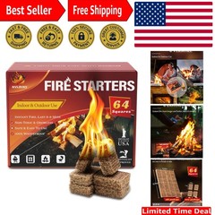 Waterproof Fire Starter Squares – Long-Lasting, Odorless & Easy to Use