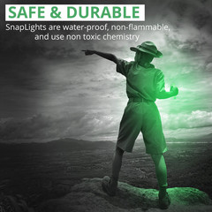 Emergency Glow Sticks Pack of 10 Military Grade Green Chemical Lightsticks 12