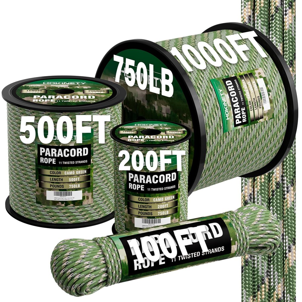 HOKENITY Paracord Rope 750 – Parachute para Cord 4mm 11 Strand Spool Rope Uti…