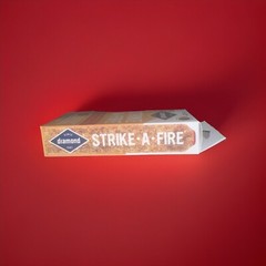8 piece Diamond Strike-A-Fire Starter Match Sticks Firestarter Logs 12min. Burn