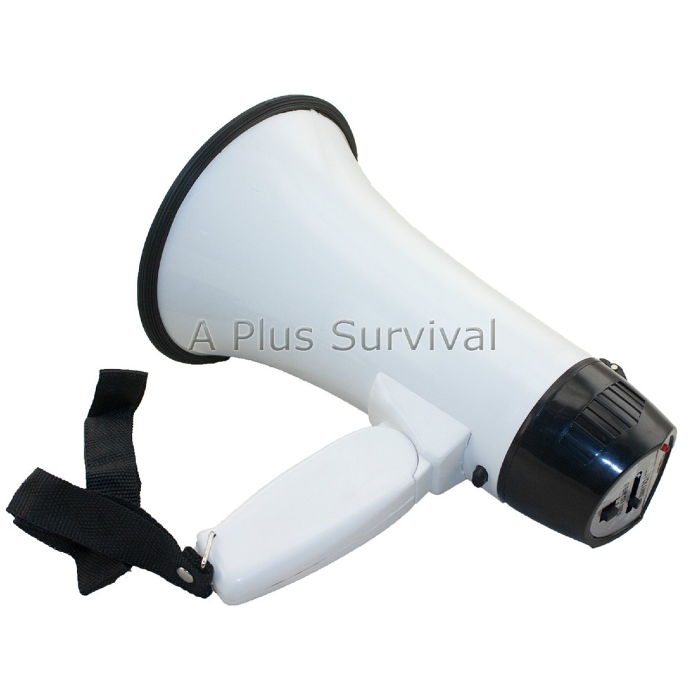 Mighty Mite Mega Phone Bull Horn 5 Watt 165 Yards