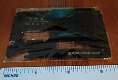(NEW) APE SURVIVAL 15 in 1 Keychain Tool Camping Outdoor Hiking FREE US SHIP