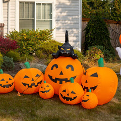 Plastic Inflatable Stakes Set for Halloween Christmas Holiday Inflatables Garden