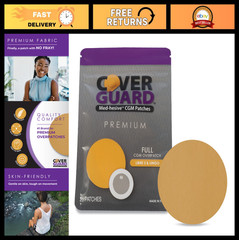 Waterproof CGM Overpatch for Freestyle Libre 3 | 25-Count | Full Coverage, Easy