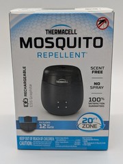 Thermacell Rechargeable Mosquito Repellent E55L 20ft Zone Cordless Sealed NEW