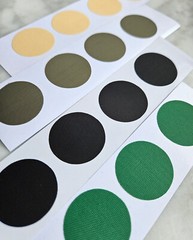 x-repair 16pcs Self Adhesive Repair Patches Circles Repair Stickers Nylon