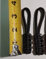 Zipper Pulls 550 Paracord – Multi Color patterns & Solid Colors- Handmade in USA