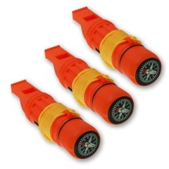 5 in 1 Survival Whistle. Compass, Whistle, Water-Resistant Container, Signal 3