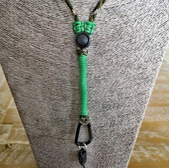 Practicalix Paracord Adjustable Teachers Neck Carabiner Lanyard Handmade Sydney
