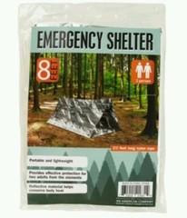 Emergency Blanket Mylar, Shelter P-38 & P-51 Survival BOB Bug Out Kit Hurricane