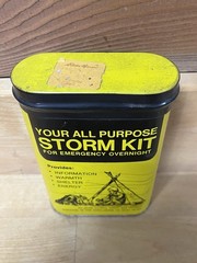 Storm Kit Survival Tacoma Mountain Rescue Unit NEVER OPENED Tin VTG/NOS #1