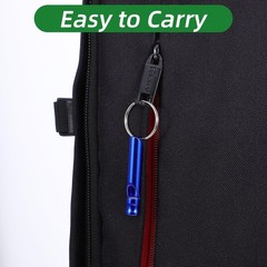 12 Pcs Emergency Whistle with Key Chain, Loud Hiking Whistles for Women Defense,