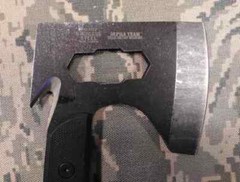 MASTER USA Thin Survival Hatchet Axe Nylon Sheath + Whistle Compass