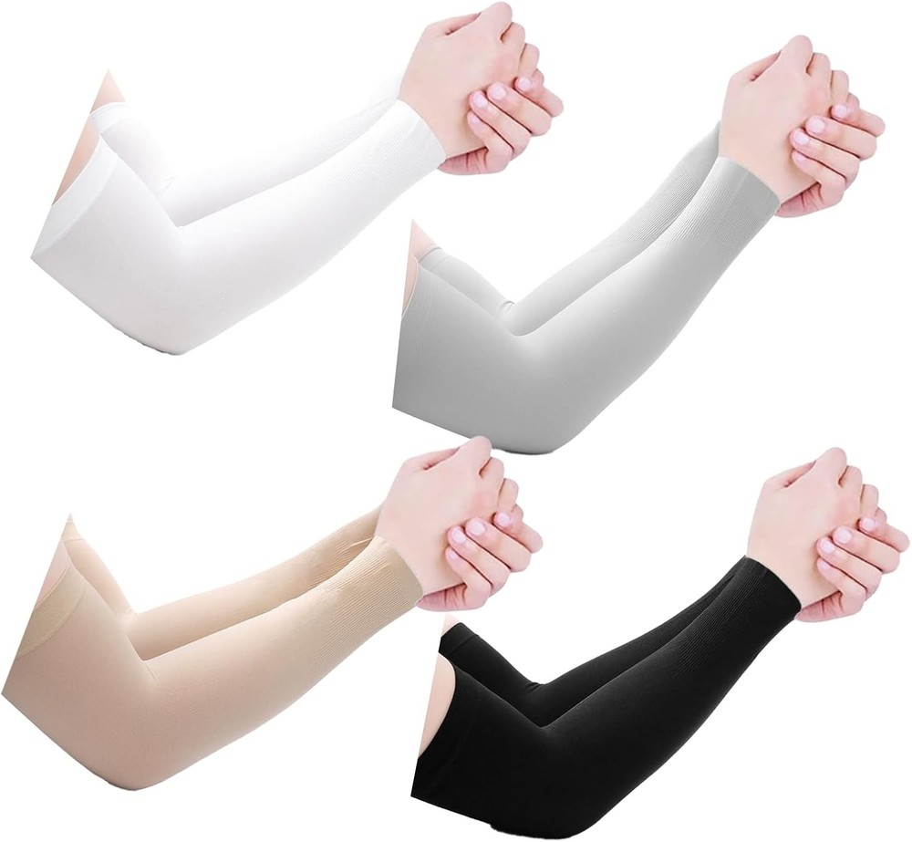 UV protection arm sleeves UPF 50 cooling 4 pairs