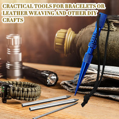 14 Pieces Paracord Tools Needles Paracord FID Set Stitching Set Stainless Steel