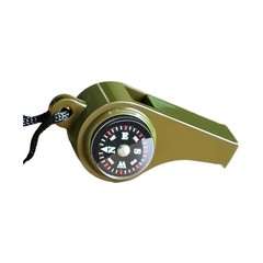 New 7 in 1 Camping Hiking Emergency Survival Whistle with Compass,Thermometer,Ou