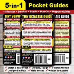 Tiny Survival, Disaster & First Aid Guide – Pocket Emergency Preparedness Han…
