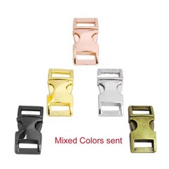 10pcs 10mm Metal Side Release Buckles Bracelet Dog Collar Belt Parts Accessories