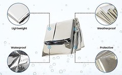 PRIMACARE CB-6841 EMERGENCY FOIL MYLAR THERMAL BLANKET, 82″ LENGTH X 54″ WIDTH