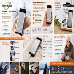 2-in-1 Rechargeable Hand Warmer & Portable Phone Charger