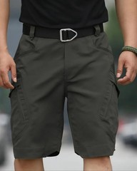 PIDO YOGA Men’s Cargo Shorts Waterproof Quick Dry Outdoor Large, Dark Gray