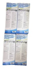 4 X PIC 5-pack Mosquito Repelling Sticks repellant confined outdoor spaces bug